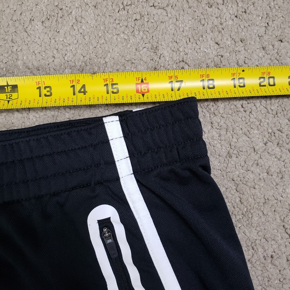 Nike Tech Pants Large Black White Track Fleece Zip Ankle Athletic Basketball Gym - Picture 10 of 14